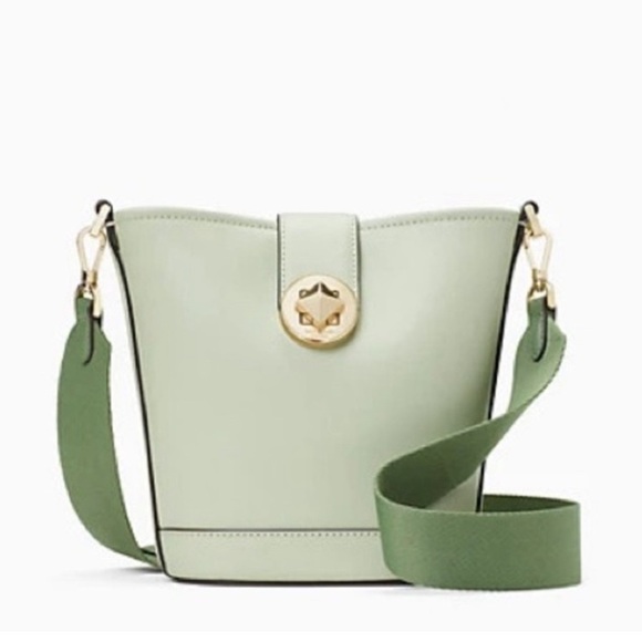 NWT Kate Spade Audrey Mini Bucket Bag in Sage - Picture 1 of 14
